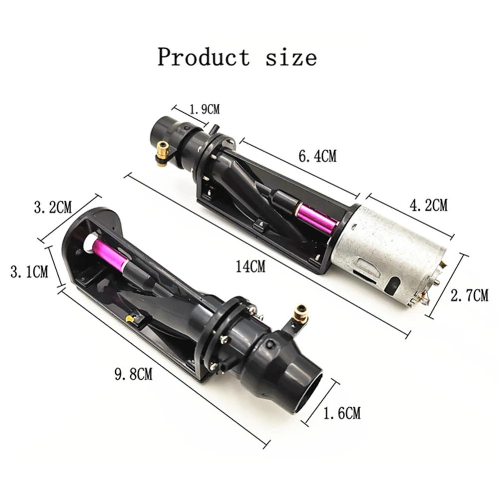 

Power Servo Jet Toys Wireless Remote Control Pump Spray Thruster Water Turbo Power Servo Jet for RC Boat Accessory