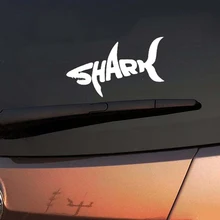 1PCS14 8cm SHARK car stickers cool letter automobile modeling car decoration