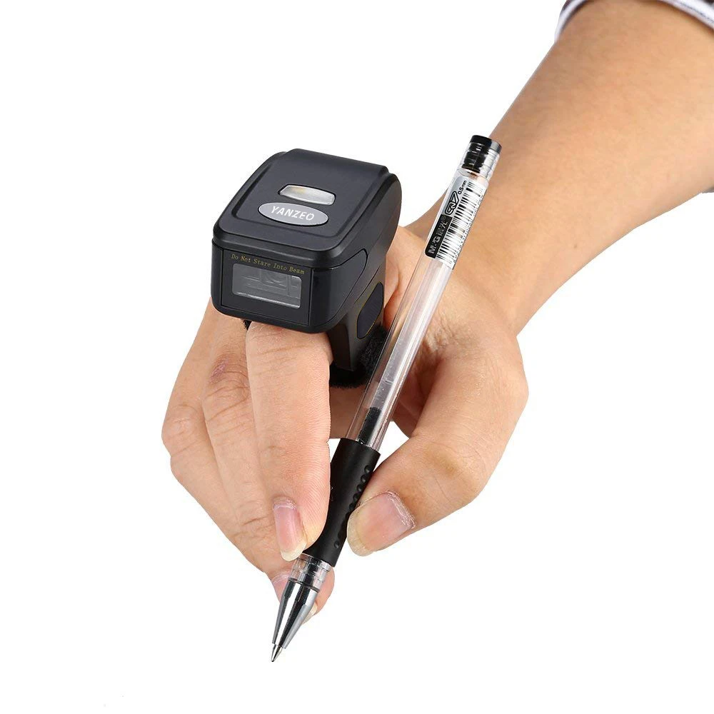 

Yanzeo R1820 Portable Wearable Ring 2D Scanner Mini Barcode Scanner Bluetooth 2.4G