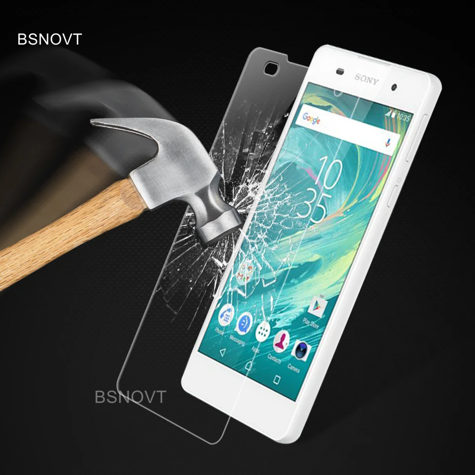 2 шт. Защитное стекло для экрана Sony Xperia E5 закаленное против царапин пленка