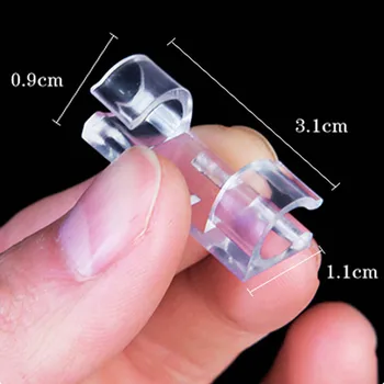 

New Hot 20Pcs/Box Self-Adhesive Cable Clips Organizer Drop Wire Holder Cord Management