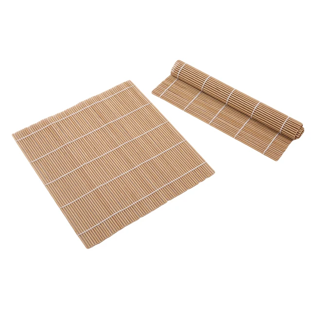 Bamboo Sushi Making Kit Carbonized Rolling Mats for Mold-Resistant