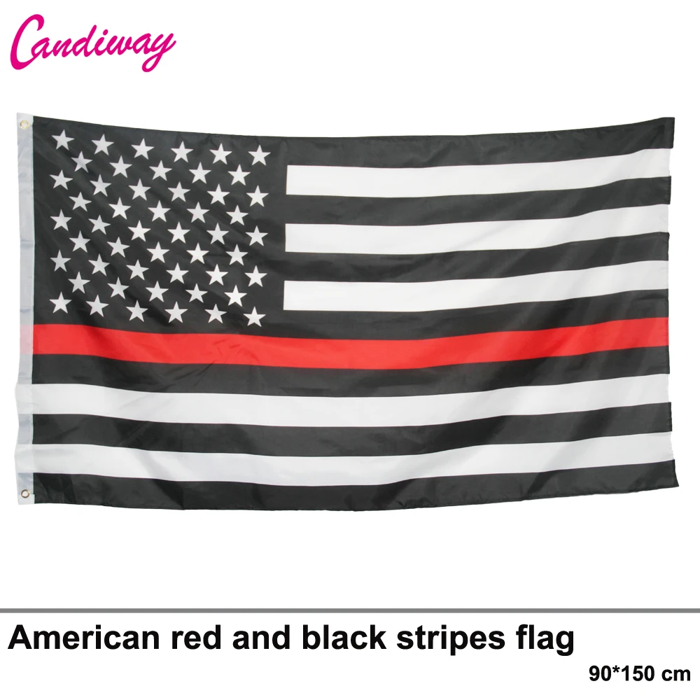 11,11 тонкая красная линия США американский флаг полиция 3x5 футов правоприменительные звезды полоса