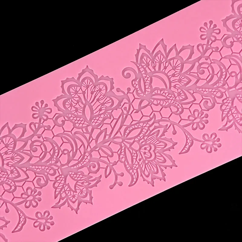 Силиконовая форма minsunbak Rose для кружева помадки сахарный коврик украшения