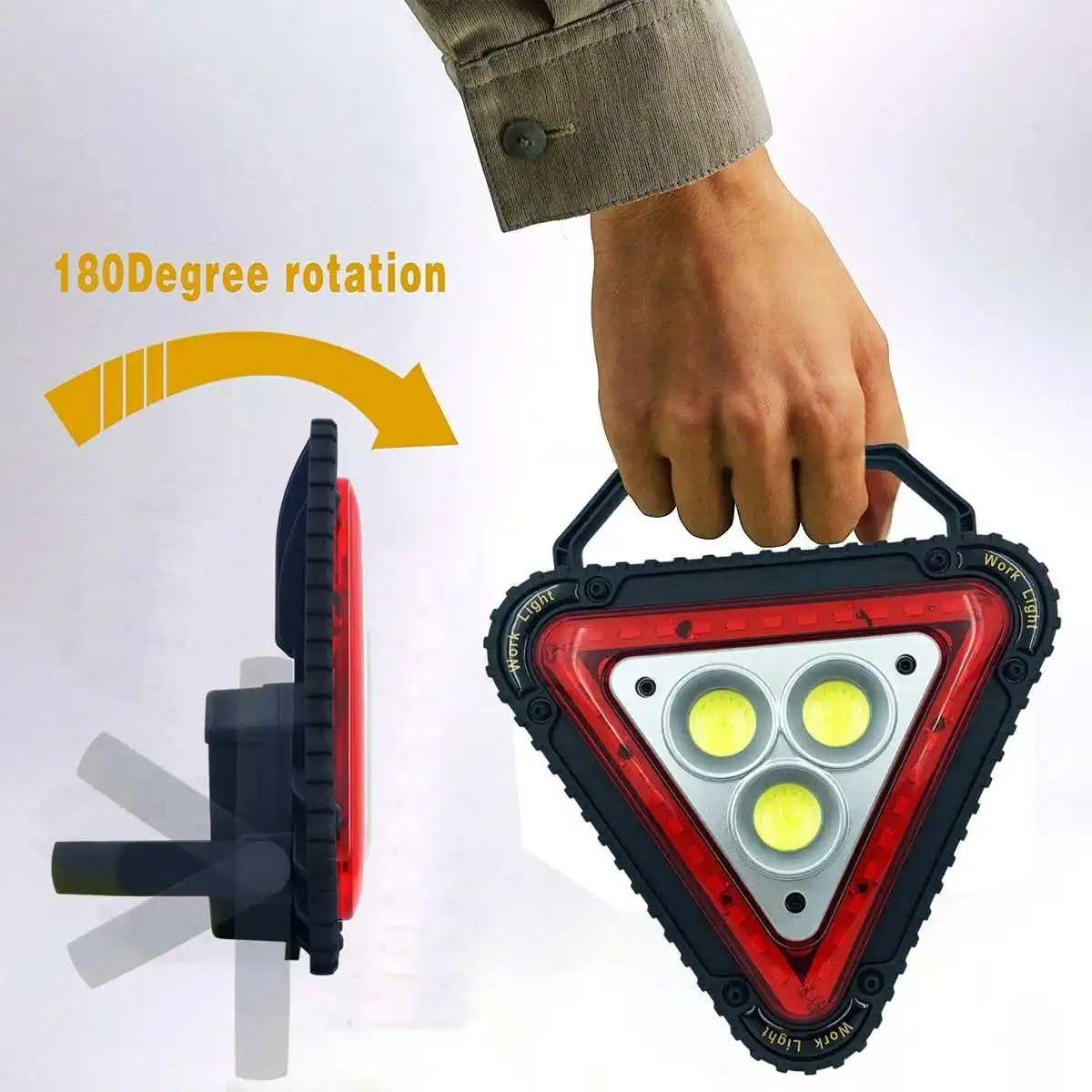 

50W 1000LM Cob Work Light Led Portable Spotlight Usb Charging Flashlight Battery Outdoor Camping Led Lamp Long-range Searchlight
