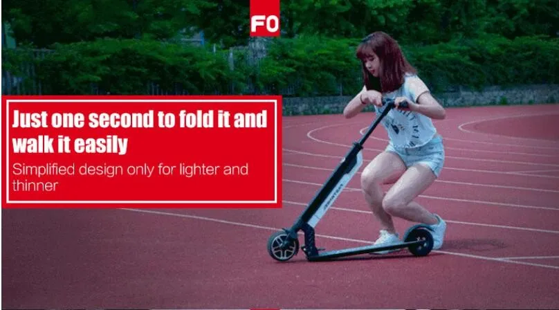 Flash Deal FastWheel F0 electric scooter adult foldable two wheel hoverboard electric sakteboard kick scooter 2