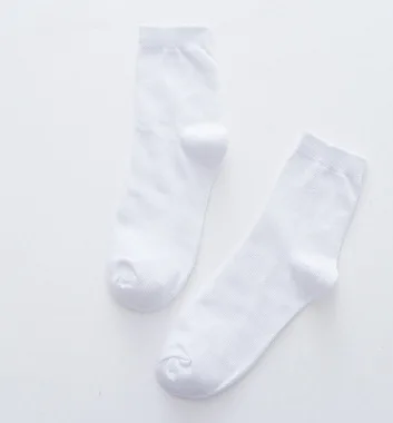 PEONFLY повседневные мужские носки в деловом стиле для мужчин, хлопковые брендовые черные белые серые длинные мужские носки, новинка, теплые осенне-зимние носки - Цвет: white