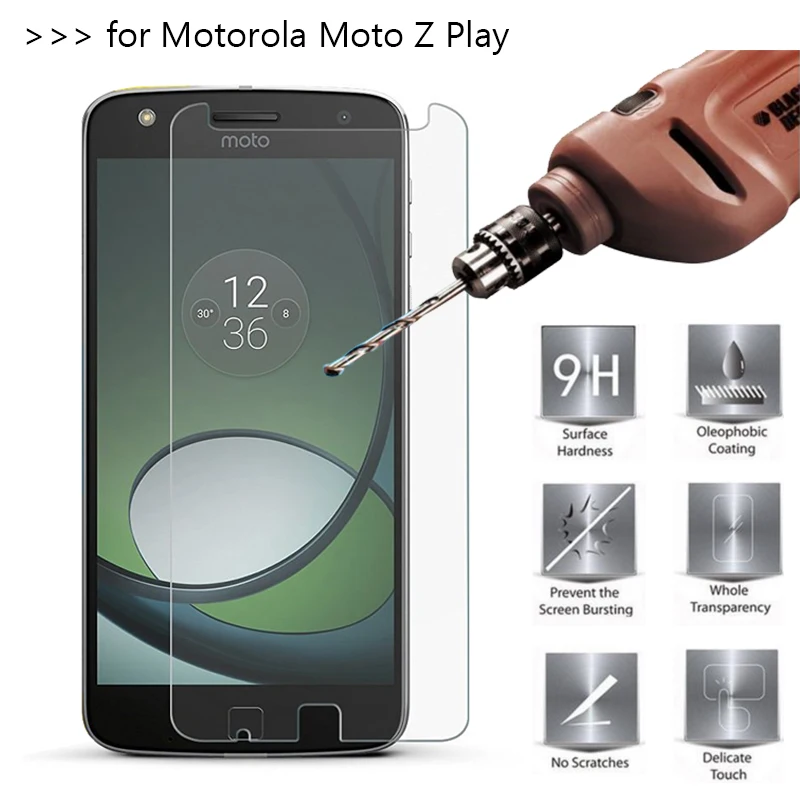 2.5D 0 26 мм 9H Премиум Закаленное стекло для Motorola MOTO Z Play XT1635 5 Защитная пленка экрана