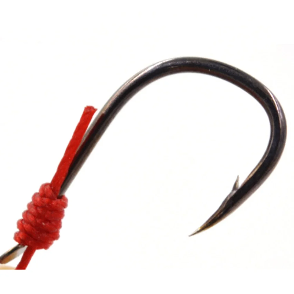 1pcs with 6 Strong Fishing Hooks Carbon Steel Plastic Carp Fishing Fishhooks Fishing Tackle Sea Monster