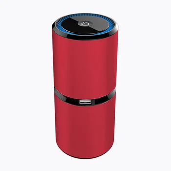 

Car Air Purifier Mini Portable Negative Ion Air Purifiers With Dual Usb Night Light Anion Air Freshener For Car Home