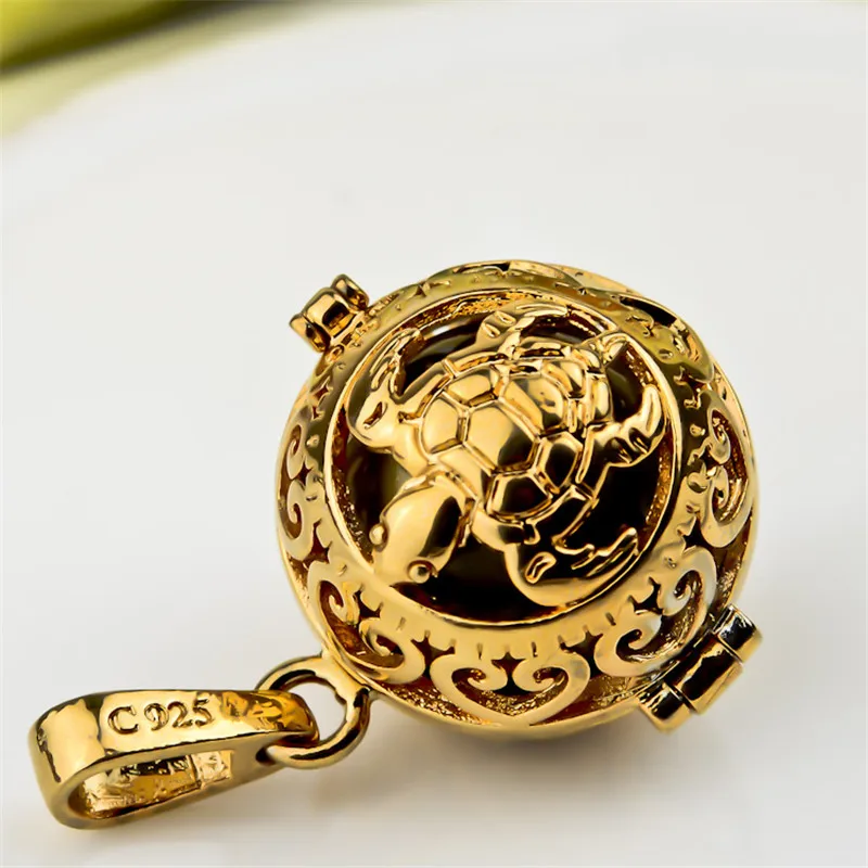 Подвеска в виде шара 18*16 мм золотого цвета|pendants wholesale|bola pendantharmony ball |