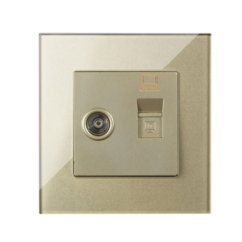 Buy MVAVA Computer Data+TV Receptacle RJ45 Data Outlet