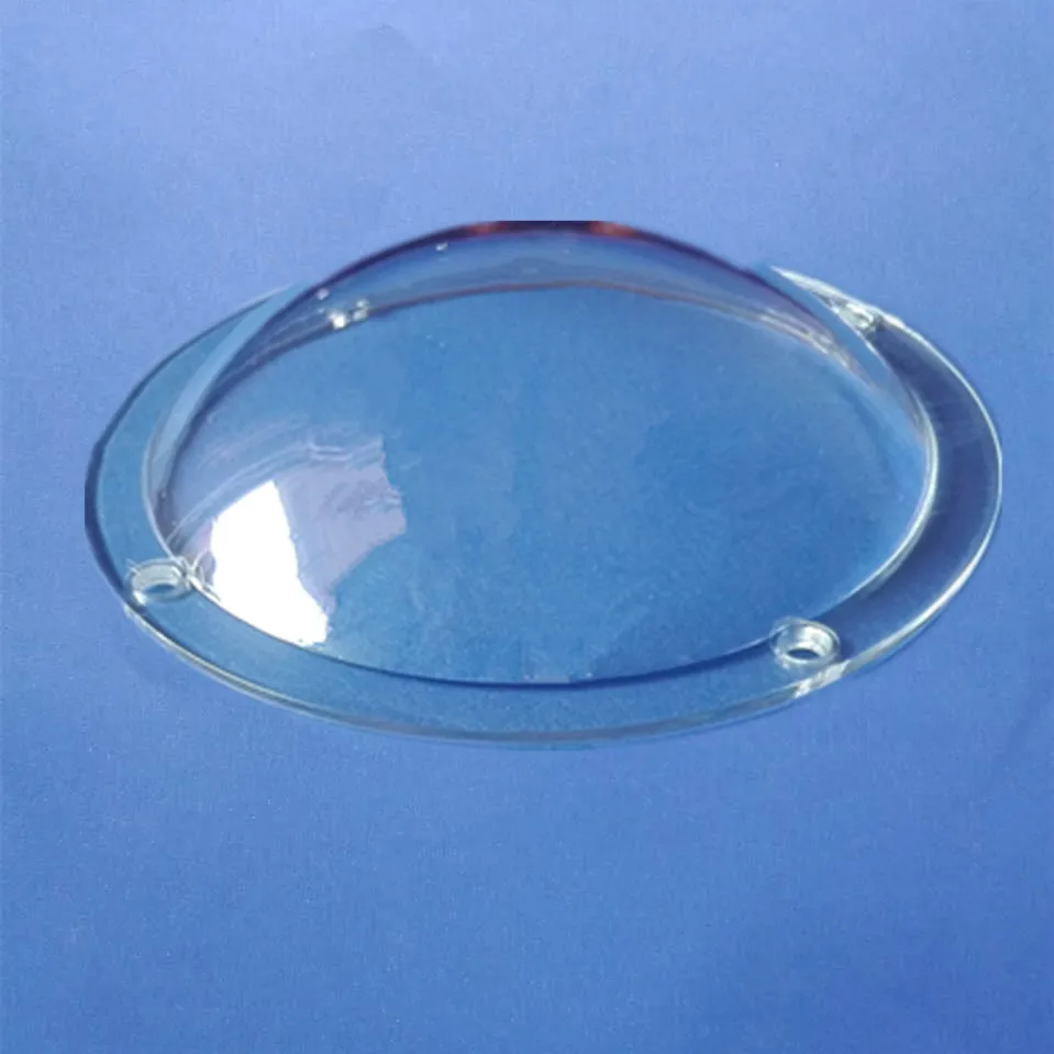 

2 pcs round shape LED light cover Anti-glare Milk white surface or clear surface concave convex cover 118mm
