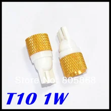 T10 1 Вт Светодиодный свет W5W 194 168 1 w SMD светодиодный Белый Цвет высокое Мощность автомобиль лампа бокового света лампы