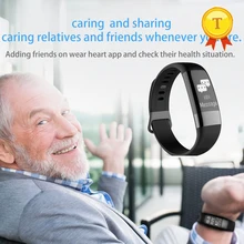 Подарок для папы и мамы Bluetooth Смарт-Браслет фитнес-браслет кровяное давление пульсометр ЭКГ PPG здоровье Smartband