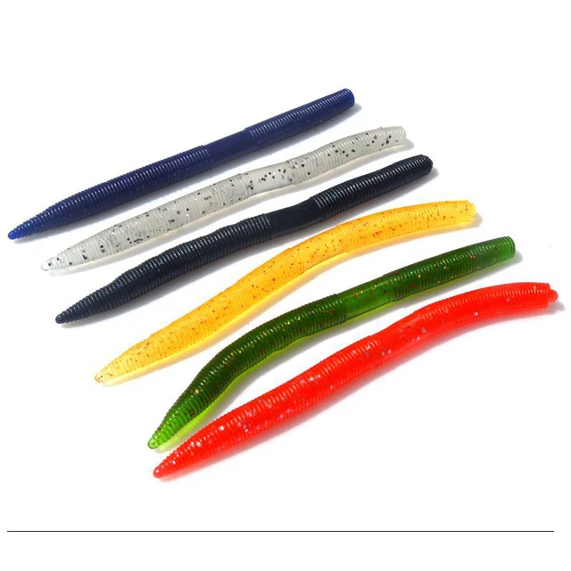 Fishing Lure Big Thick Worm Soft Bait Sea Earthworm 14cm/8.5g Artificial  Lures Tackle 6 Pieces/Bag - AliExpress