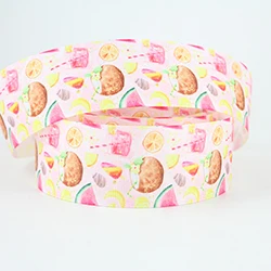 flowers ribbon 6 1-1/" Летний элемент напечатанная лента grosgrain 38 мм новая упаковочная лента для подарков самодельные луки ленты для девочек вечерние украшения ленты - Цвет: flowers ribbon 6