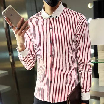 

The new spring han edition cultivate morality shirt long sleeve shirts men lining detonation C212 - P35-606