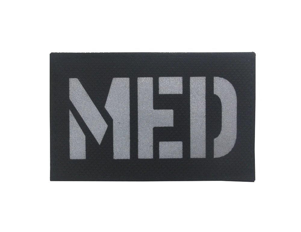 Reflective-MEDIC-Embroidery-Patch-IR-MED-Military-Morale-Patches-Tactical-Combat-EMT-Emblem-Appliques-Stripes-Fabric (2)
