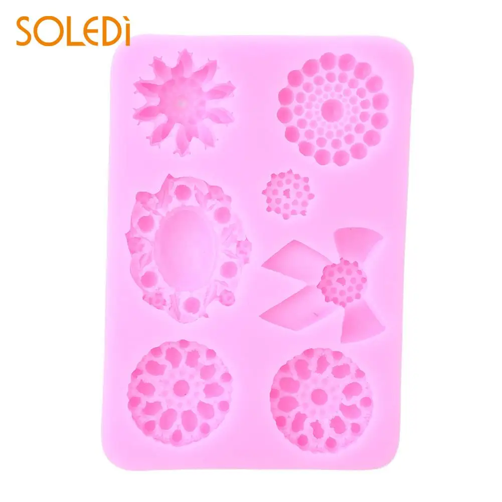 

Brooch Jewelry Bowknot Silicone Fondant Cake Decorating Sugar Mould Mold*
