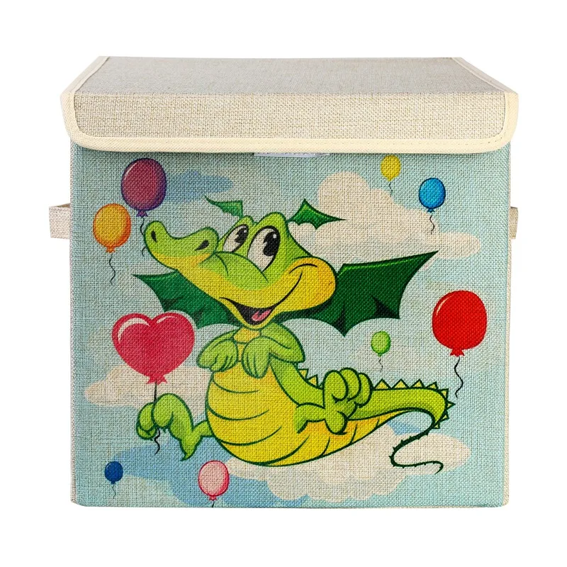 للطي الكرتون صندوق تخزين ل ألعاب أطفال منظم أشتات سلة التخزين خزانة غرفة نوم خزانة ملابس صناديق