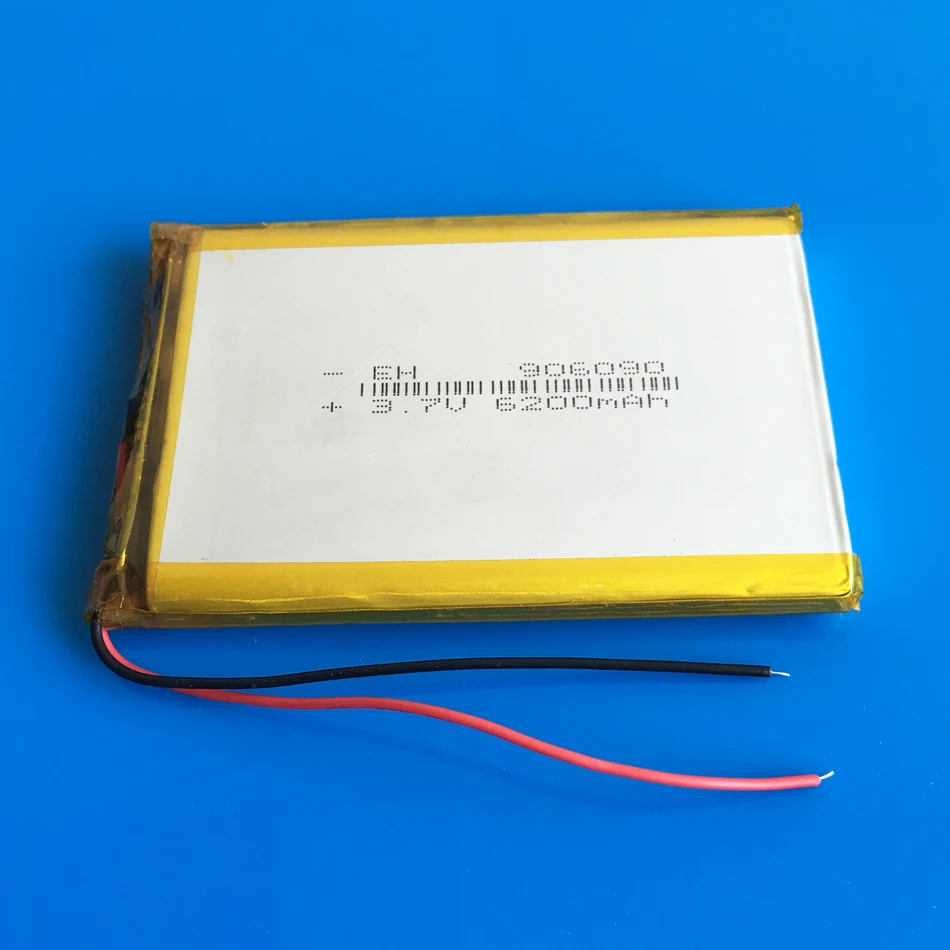 906090 3 7 V 6200mAh аккумуляторная батарея lipo полимерная литий ионная для power bank tablet PC laptop