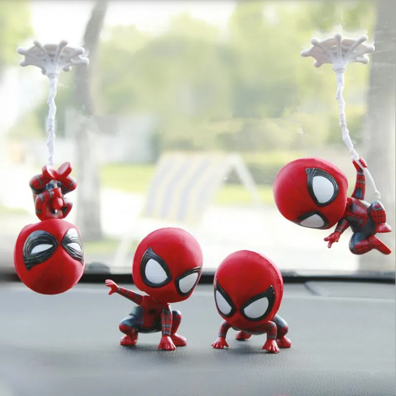 

Car Ornaments Shaking Head Doll Cute Decoration Automobile Interior Accessories Carrtoon Model Dashboard Toys Gift