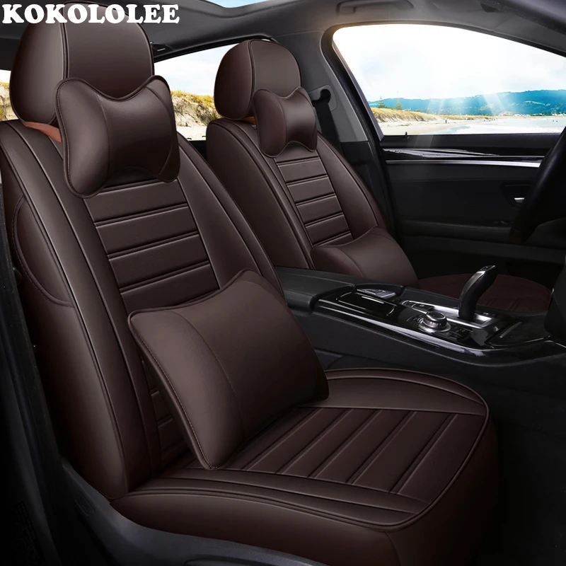 kokololee leather car seat cover For mitsubishi pajero 4 2 sport