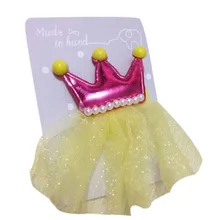 Новые Очаровательные 2 шт заколки для волос императорская корона принцесса кожаная заколка для прически головной убор аксессуары для волос#0314