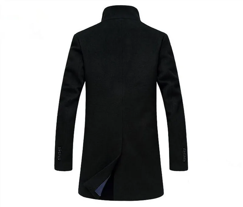 cuble casaco masculino fino longo seção casaco