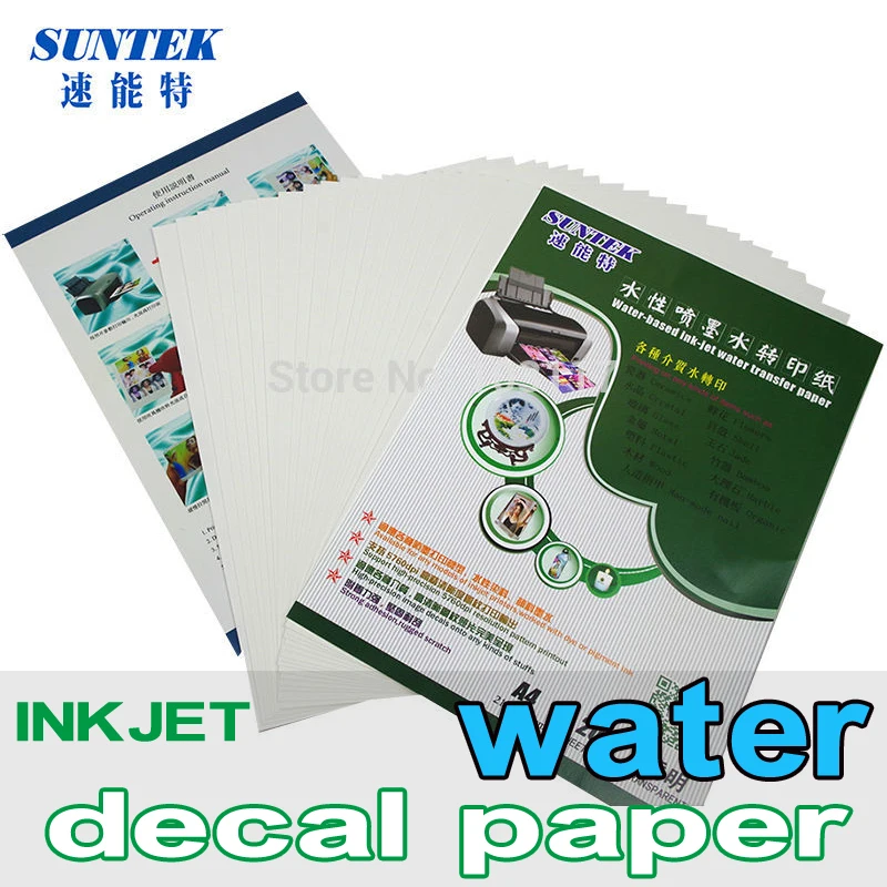 inkjet water decal paper