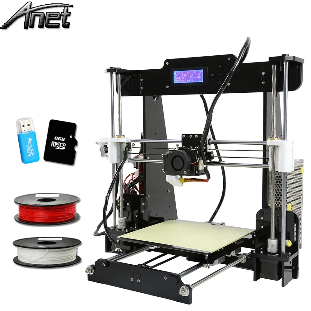 

Professional Anet A8 A6 3D Printers Cheap High Precision Reprap Prusa i3 Desktop Z1 Laser Engraver 3D Printer Multi Languages
