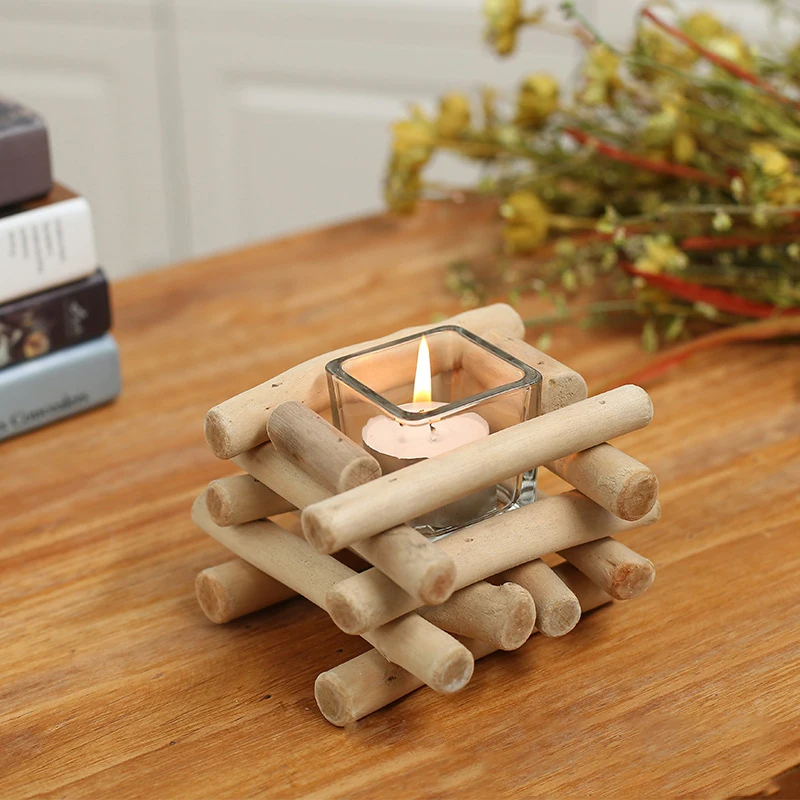 Home & Living Candles & Holders Sacred geometry Candle Holder Double
