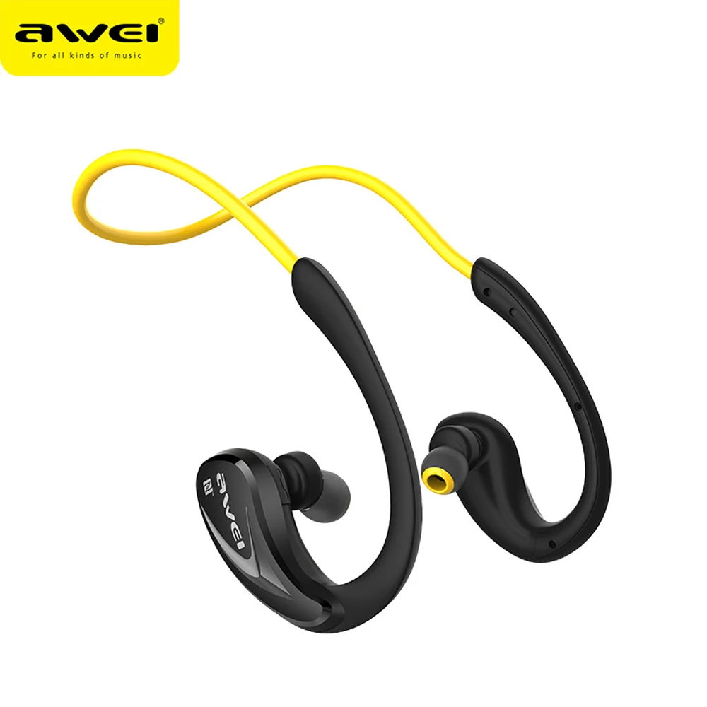 Awei NFC hands free стерео спортивные наушник блютуз беспроводные наушники гарнитура