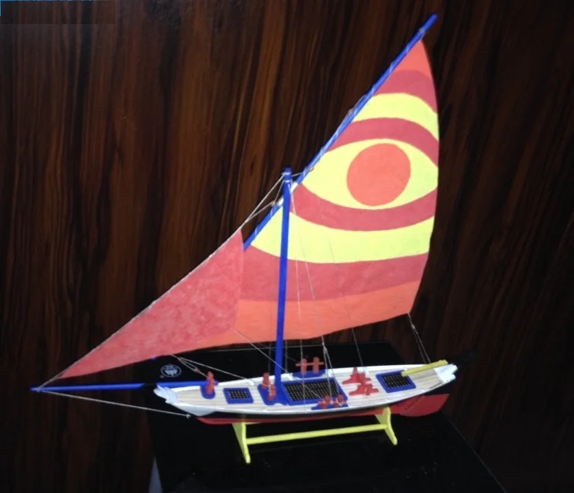 Классический Египетский парусник Sacle 1/50 Dhow Felucca 1887 деревянные модельные