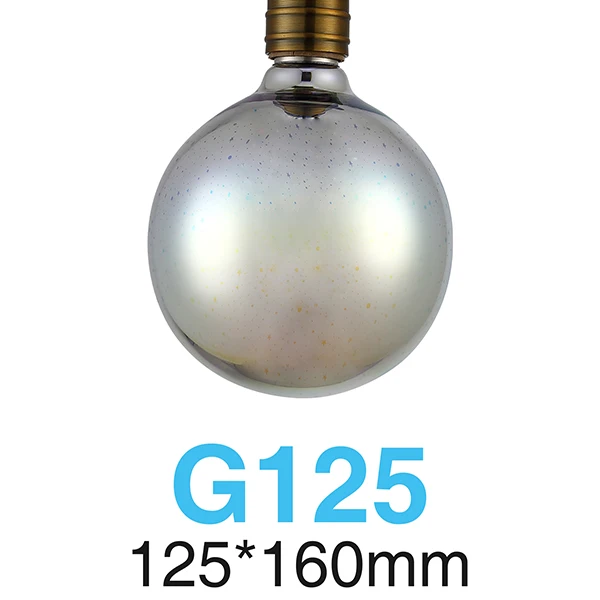 E27 Светодиодный светильник Настольная лампа 3D лампа 4 Вт 40 Вт 220 В винтажная лампа декоративный светильник светодиодный светильник Точечный светильник для гостиной спальни фойе - Цвет абажура: G125