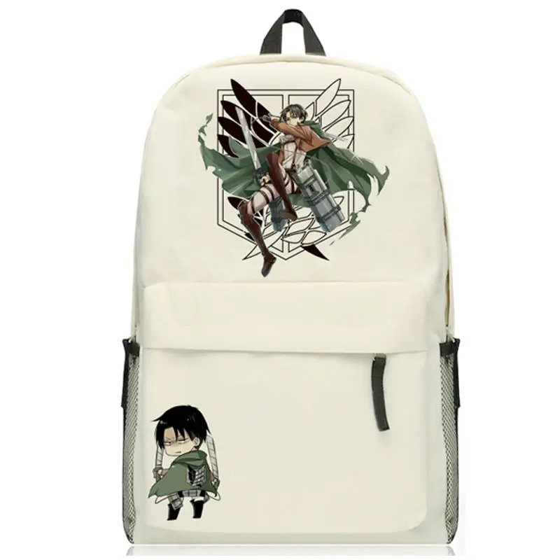 

Anime Attack On Titian backpack Eren Levi printing book bag daily laptop for teens school backpack