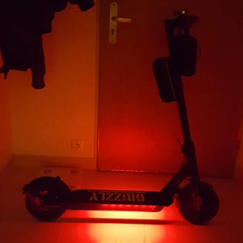 StarRide-Barra de luz LED para patinete eléctrico Xiaomi M365 1S Pro 2,  lámpara de advertencia de seguridad, piezas de repuesto - AliExpress