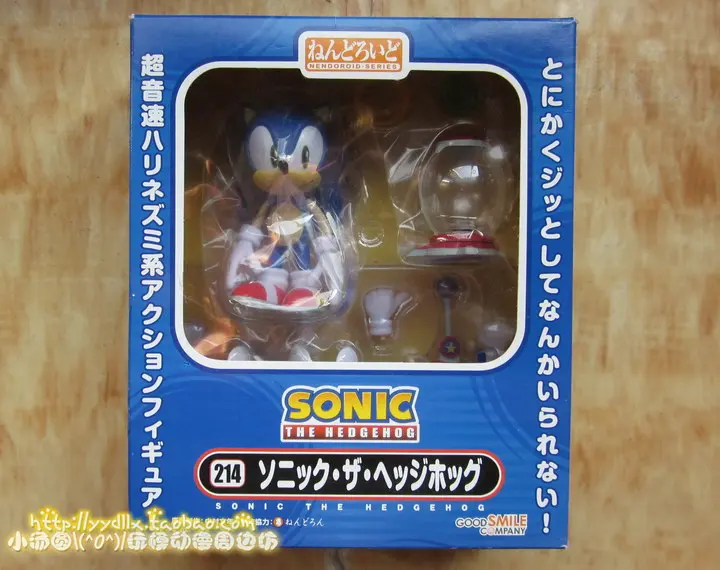 4" Nendoroid Series Sonic the Hedgehog PVC Figure 214 Action Figure Boxed 