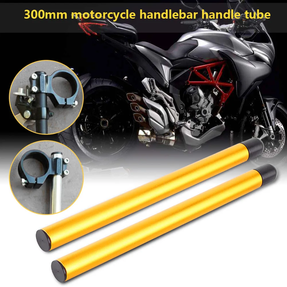 1 пара универсальных трубок для Руля Мотоцикла 7/8 &quot300 мм Motocicleta Сменные