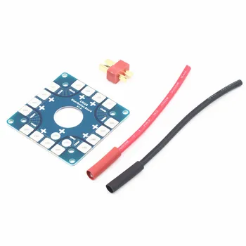 

10PCS/Lot CRIUS MultiCopter Multi-Tri Copter Power Battery ESC Connection Board For KK MWC Fight Controller