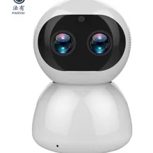 Беспроводная дистанционная wifi камера IP Cam Детский плюшевый монитор Интерком H.264 IR ночное видение широкий угол 180 градусов панорамная камера