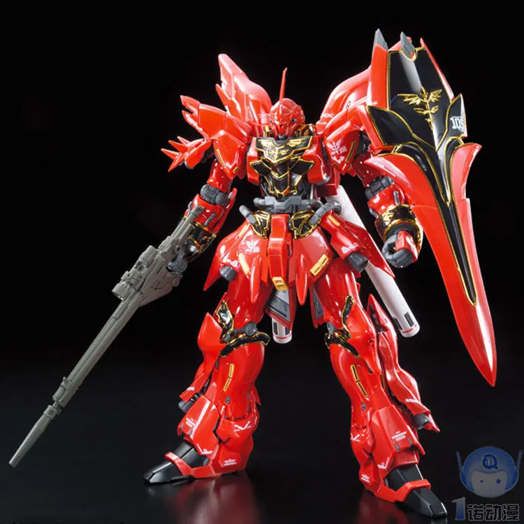 Bandai Gundam RG 1/144 модель MSN-06S Нео зеон SINANJU Unchained мобильный костюм детские игрушки