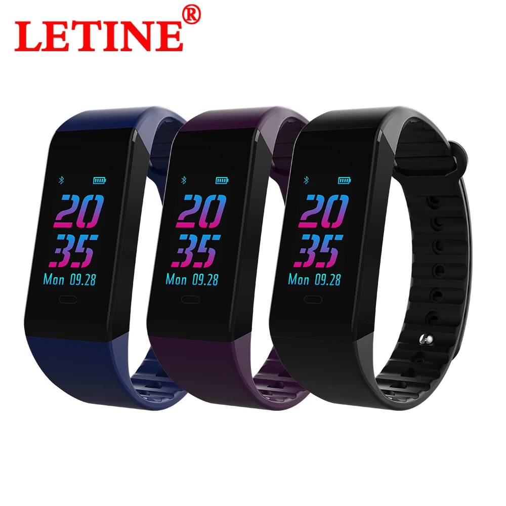 

Letine Bluetooth Smart bracelet Wristband Heart Rate Blood Pressure Sleep Monitor Fitness Tracker Smartband For iPhone Android
