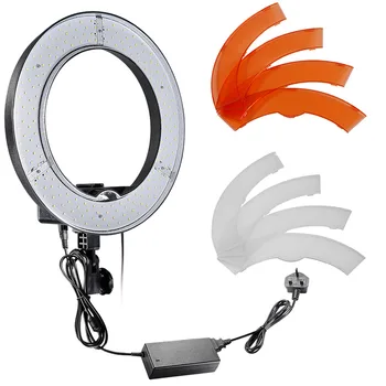 

Neewer Camera Photo/Video 14"/36cm Outer 36W 180PCS LED SMD Ring Light 5500K Dimmable Ring Video Light+Plastic Color Filter