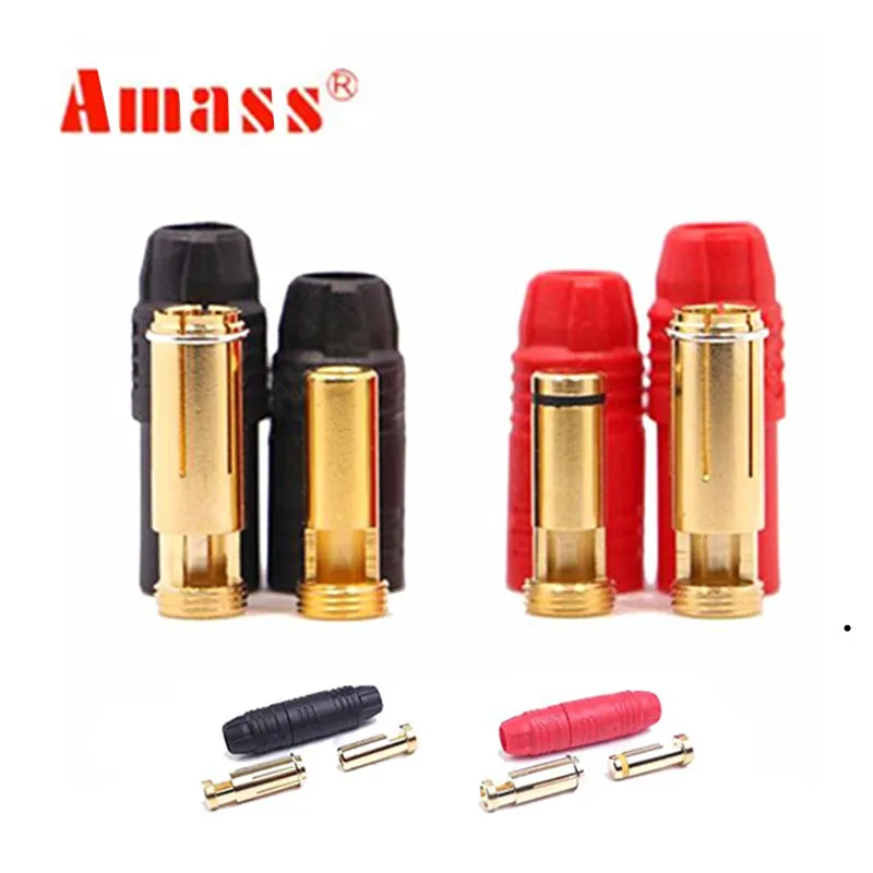 Amass AS150 Connector Anti Spark Gold Bullet 7mm Male Female For