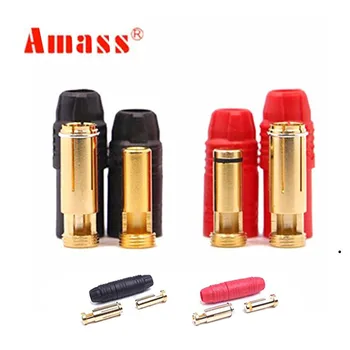 

Amass AS150 Connector Anti-Spark Gold Bullet 7mm Male Female For Battery Charger ESC Charge Lead 20%Off
