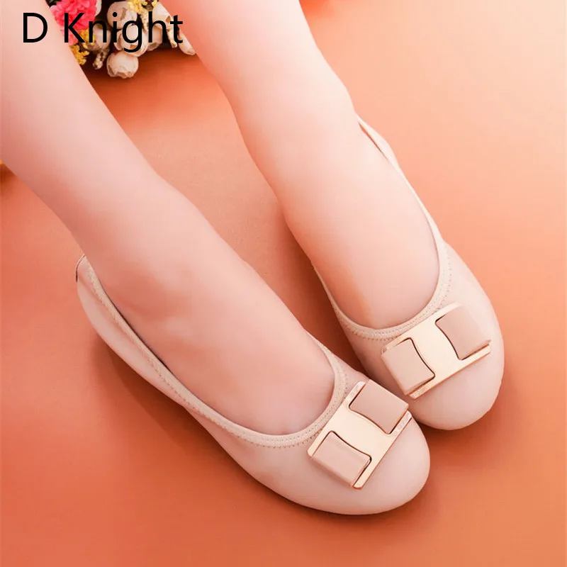 New Spring Summer Slip On Flat Shoes Women Comfortable Gennuine Leather Ballet Shoes Female Casual Flats Woman Loafers Big Size (2)