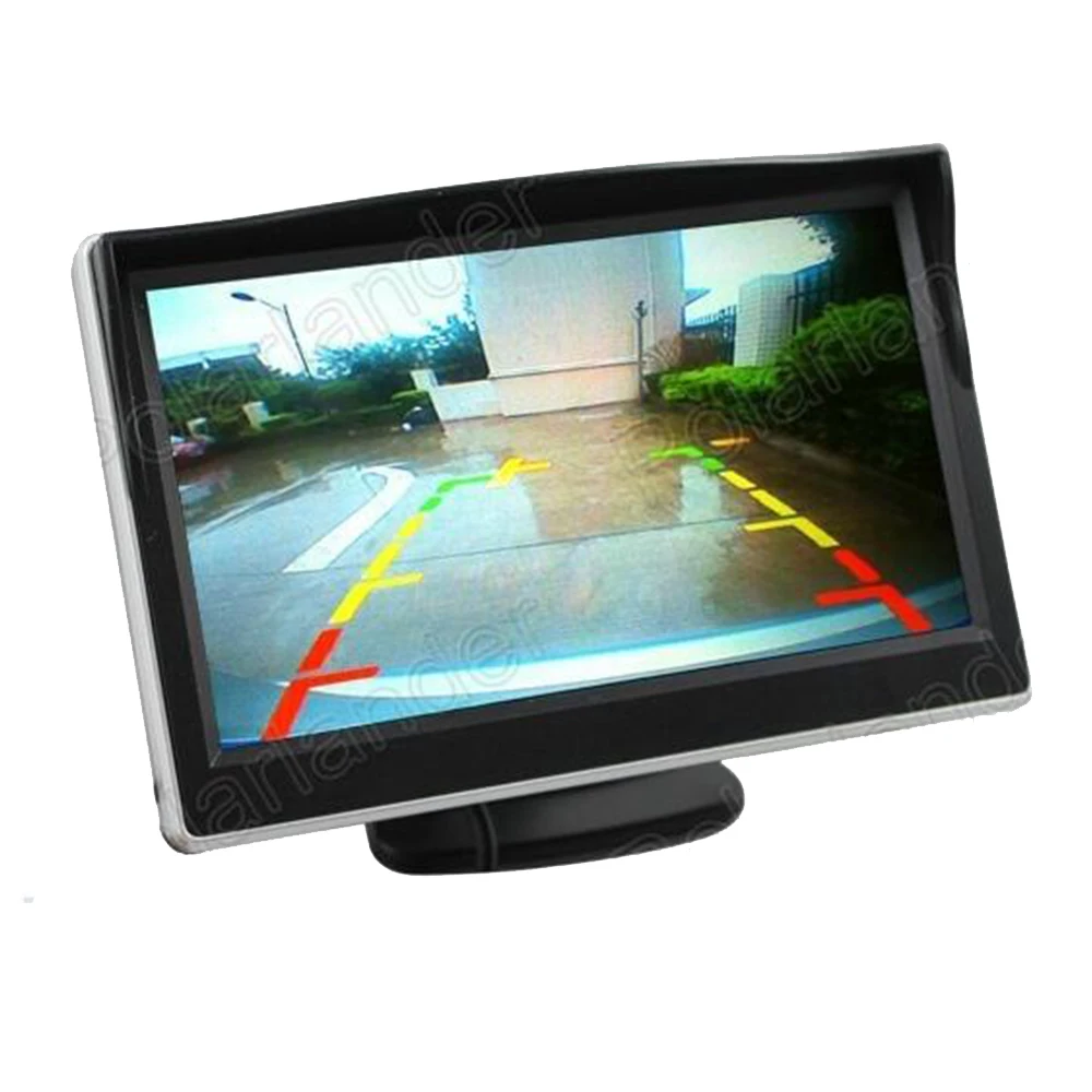 

5 inch TFT LCD two-way AV in Car Rear View Monitors Parking Rearview Monitor For DVD VCD Reverse Camera