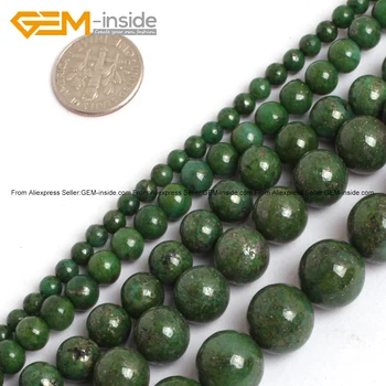 

Green Pyrite Stone Beads For Jewelry Making Dyed Color 4-12mm 15inches DIY Jewellery FreeShipping Wholesale Gem-inside